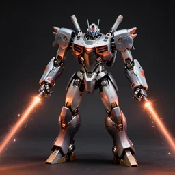 steel robot with poison lasers and unpiercable armor