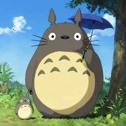 donald trump in my neighbor totoro