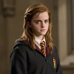 School yearbook photo of Emma Watson, from Harry Potter and the Deathly Hallows