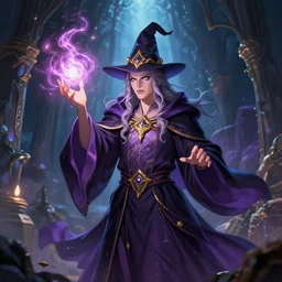 a wizard casting transgender magic