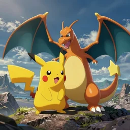 pikachu vs charizard