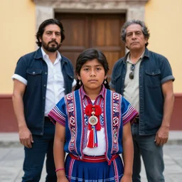 portrait of a magical huichol boy in oaxaca mexico, by agostino arrivabene and tom bagshaw and manuel sanjulian