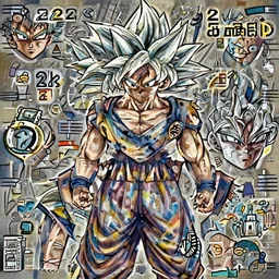 a full portrait photo of super saiyan son goku, f / 2 2, 3 5 mm, 2 7 0 0 k, lighting, perfect faces, award winning photography.