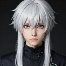 realistic portrait of an anime character, 4 k, trending on artstation