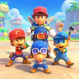 photograph of bros playing smash bros