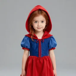 “ very photorealistic photo of the real little red riding hood and the wolf taking a selfie, award - winning details ”