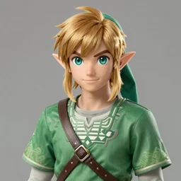 Stunning portrait of a young Link from the Legend of the Zelda. Art by Greg Rutkowski and Alphonse Mucha