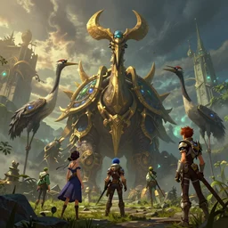 mount epic cranes screenshot world of warcraft mounts worldboss fantasy comics that looks like it is from borderlands by jesper ejsing, by rhads, makoto shinkai alena aenami artworks in 4 k beeple, thomas kinkade heartstone league of legends dofus overwatch