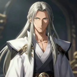 boromir in an anime world, incredibly detailed, ultra realistic