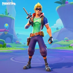 a fortnite character