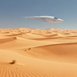 a futuristic desert, illustration in the style of Syd Mead