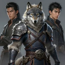 a detailed portrait of a wolf warrior of final fantasy, by victo ngai and justin gerard, digital art, realistic painting, very detailed, sharp focus, fantasy, dnd, character design, trending on artstation