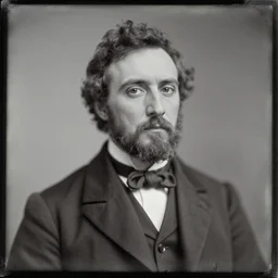 Daguerreotype of the artist formely known as Prince, classical portrait, 1849, direct gaze