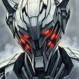 portrait, evil mecha with elon musk head ready to conquer the world, dynamic lighting, cinematic, establishing shot, extremely high detail, foto realistic, cinematic lighting, pen and ink, intricate line drawings, post processed, concept art, artstation, matte painting, style by raphael lacoste, eddie mendoza