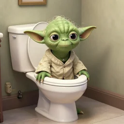 yoda on the toilet - 9