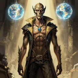 gorgon freeman in disco elysium style