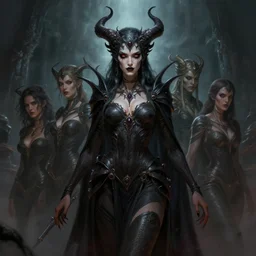 epic professional digital art of evil goddess, atmospheric lighting, painted, intricate, detailed, foreboding, leesha hannigan, wayne haag, reyna rochin, ignacio fernandez rios, mark ryden, iris van herpen, best on artstation, cgsociety, wlop, pixiv, stunning, gorgeous, much wow, cinematic, masterpiece