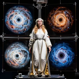 goddess of hubble space telescope images by josephine wall