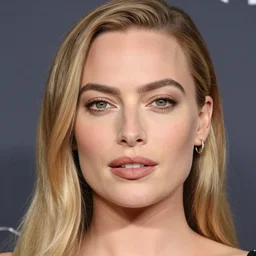 margot robbie as led art, hyper detailed, award winning