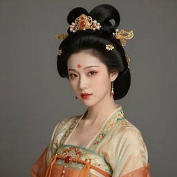 a 8 0 megapixel portrait of a pretty princess from the song dynasty, # makeup by ohrai, noriyoshi, rendered in octane 8 k subsurface scattering