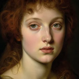 eva green deep in thought, pre raphaelite, sharp features, detailed face, perfect eyes, intricate, highly detailed, artstation, illustration, millais, leighton, waterhouse