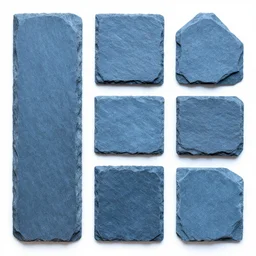 cool blue slate assortment rockfall