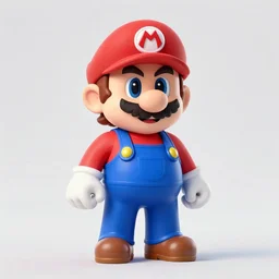 portrait of jerma985 in the style of super mario 64, low poly