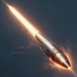 relativistic kill missile, by cedric peyravernay, highly detailed, excellent composition, cinematic concept art, dramatic lighting, trending on artstation