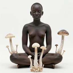 ancient japanese monk, by kiki smith, by zdzisław beksinski, by wangechi mutu, body, third - person, zoomed out, mycelium, mycena acicula, tremella - fuciformis, insanely detailed and intricate, hypermaximalist, elegant, ornate, hyper realistic