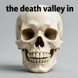album art with smiling skeleton skull of a warhammer grindcore metal band called the death valley in style of bekisnski tsutomu nihei dark fantasy