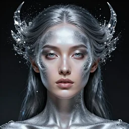 head and shoulders masterpiece portrait of the goddess gadot ( ∂ + m ) ψ = 0 by dan hillier, graphene, silver soul, timeless, cosmic, crystal, antagonist, perfect symmetry, perfect skin, high contrast, intricate detail, super resolution, masterpiece, trending on artstation