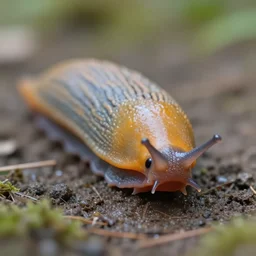 a super slug, slug face, slug body, very realistic, very consistent, 8 k, highly detail, dreamy aesthetic