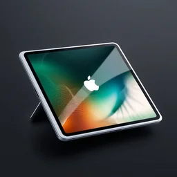 3 d concept design of a futuristic ipad made by apple inc, 1 7 th gen, 3 d render, sg render, ray tracing
