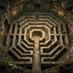a dungeon labyrinth