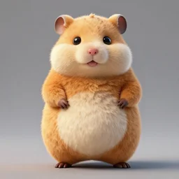 obese anthropomorphic furry hamster mascot costume, 8 k, hd, octane render
