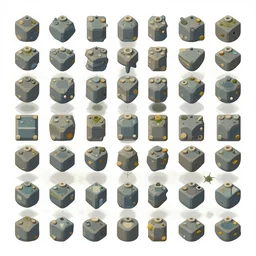 copyright free isometric tileset, png
