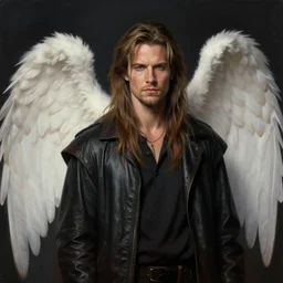 a detailed matte portrait of an jensen ackles dressed as angel from buffy the vampire slayer, masterpiece, 8 k, art by donato giancola and greg rutkowski and wayne barlow and zdzisław beksinski