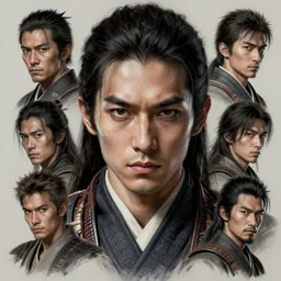 character concept art of a samurai warrior | | distinct - fine, key visual, realistic shaded perfect face, fine details by stanley artgerm lau, wlop, rossdraws, james jean, andrei riabovitchev, marc simonetti, sakimichan, and jakub rebelka, trending on artstation