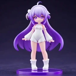 neon white!!!!!!!!!!!!!! video game!!!!!!!!!!!, neon violet!!!!!!!!!!!!!!!!!!!!!!!!!!!!!!!!!!!!!!!!!!!, an ( ( ( ( ( anime ) ) ) ) ) nendoroid of neon violet, figurine, detailed product photo