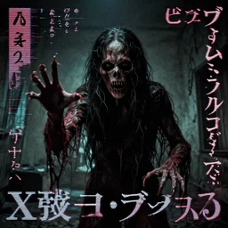 detailed realistic photo of a sinister creature invoking a feeling of dread and despair from a vhs movie, decay, liminal spaces, analog horror, various xyz, corrupt, scanlines, japanese kanji symbols, zalgo text, the ring movie, horror