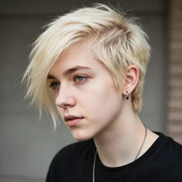 light blonde Emo ftm photography