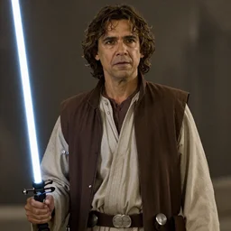 Film still of Obama as Anakin Skywalker. Star Wars. Screenshot. Extreme quality. 4K.