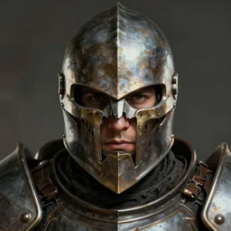 fallout power armor as a realistic fantasy knight, closeup portrait art by donato giancola and greg rutkowski, realistic face, digital art, trending on artstation, symmetry!!, skull helmet