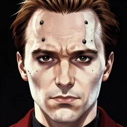 robert englund freddy krueger!!, || VERY ANIME, fine-face, realistic shaded perfect face, fine details. Anime. realistic shaded lighting poster by Ilya Kuvshinov katsuhiro otomo ghost-in-the-shell, magali villeneuve, artgerm, Jeremy Lipkin and Michael Garmash, Rob Rey and Kentarõ Miura style, trending on art station