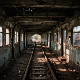 abandoned subway, cg society