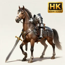 A centaur with plate armour and a magic sword, epic dungeons and dragons character design, 4k, trending on ArtStation