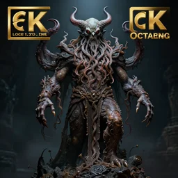 full body pose, hyperrealistic photograph of the horror of cthulhu, dim volumetric lighting, 8 k, octane beautifully detailed render, extremely hyper detailed, intricate, epic composition, cinematic lighting, masterpiece, trending on artstation, very very detailed, stunning, hdr, smooth, sharp focus, high resolution, award, winning photo, dslr, 5 0 mm