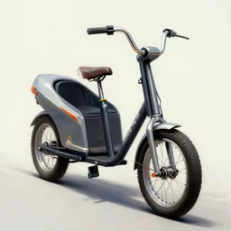 concept art for a unicycle car, painted by syd mead, high quality