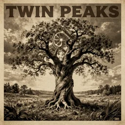 the physical embodiment of the concept of rot, twin peaks poster art, old retro pulp, by michael whelan, rossetti bouguereau, artgerm, nostalgic, old fashioned