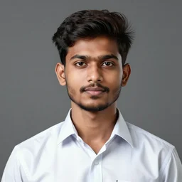 realistic! portrait of young indian working man wearing a formal shirt, hyperrealistic face!, 8k detailed digital art , trending on artstation, detailed digital art